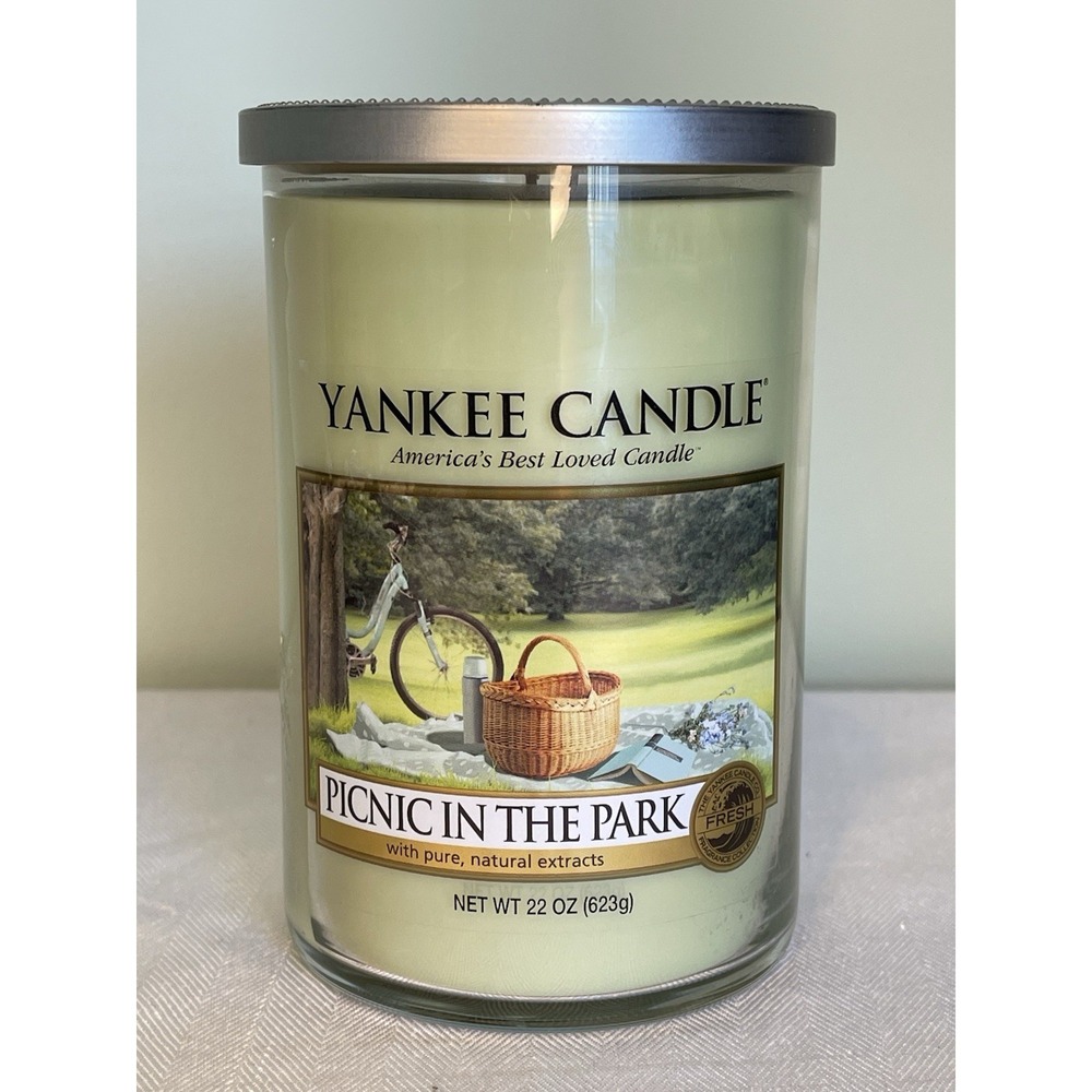 Yankee Candle Sweet Picnic In The Park Large Candle 22oz Retired